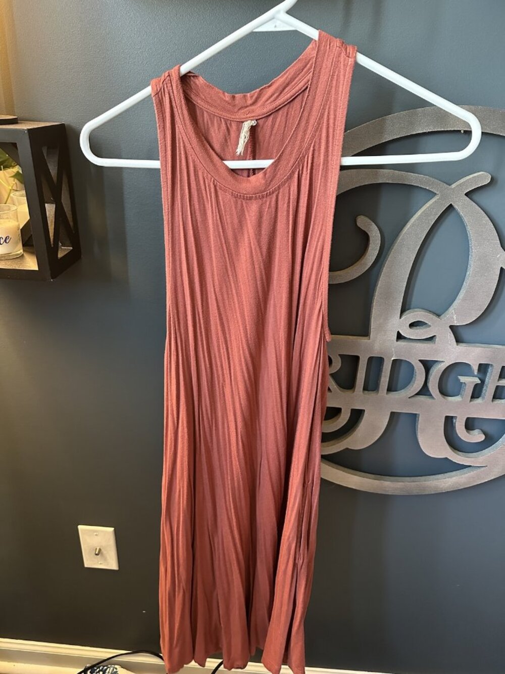 Unbranded Size Small (S) Sleeveless Ribbed Tank Dress